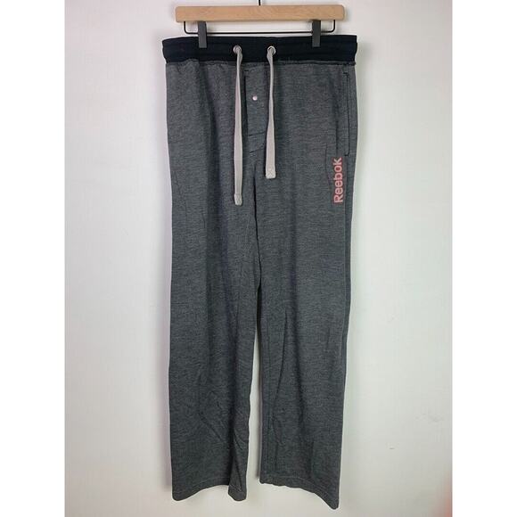 Reebok Gray Sleepwear Pants With Drawstring Waist For M - Picture 1 of 5
